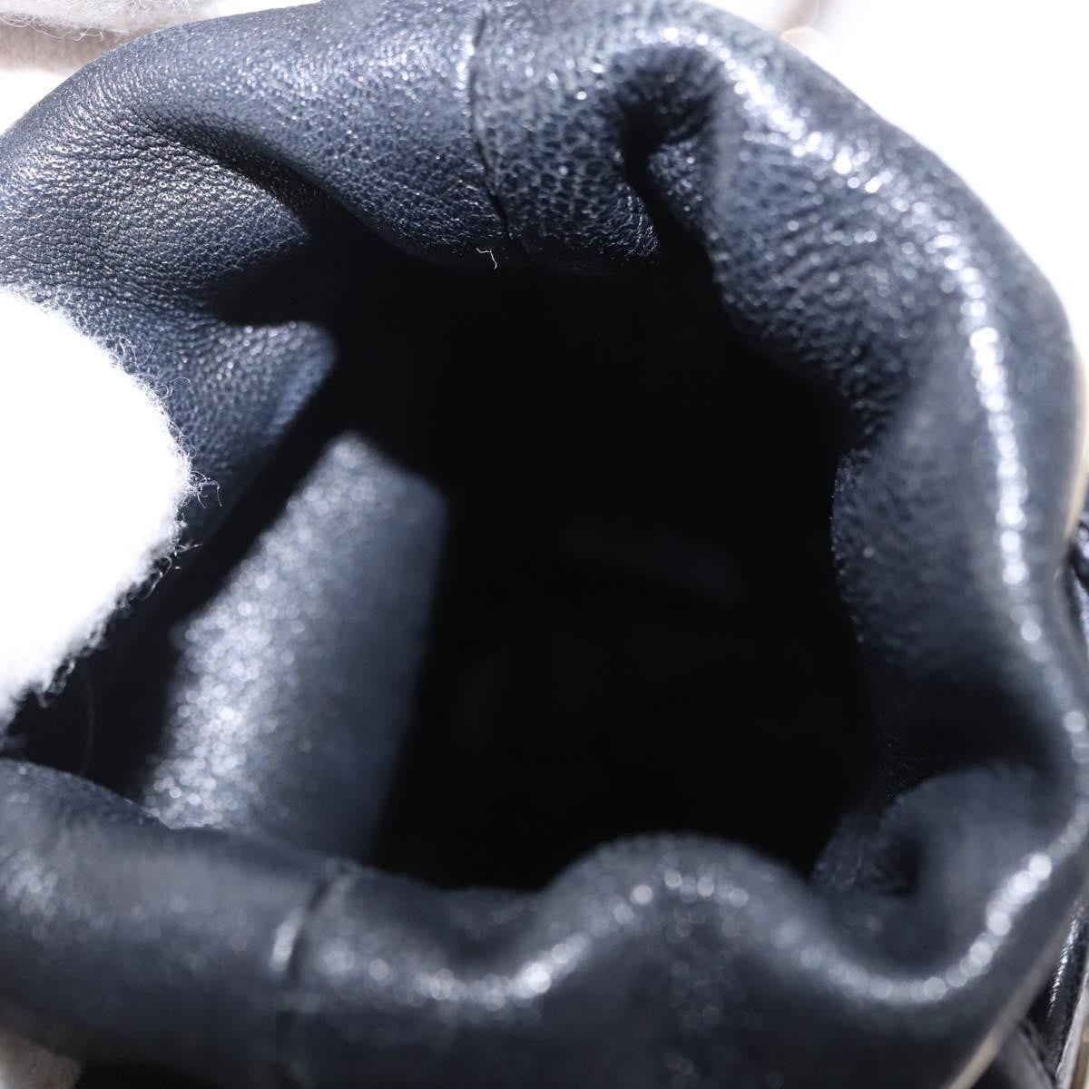 Chanel Drawstring Bucket With Chain Quilted Lambskin Black Leather Shoulder Bag Bag (Pre-Owned)