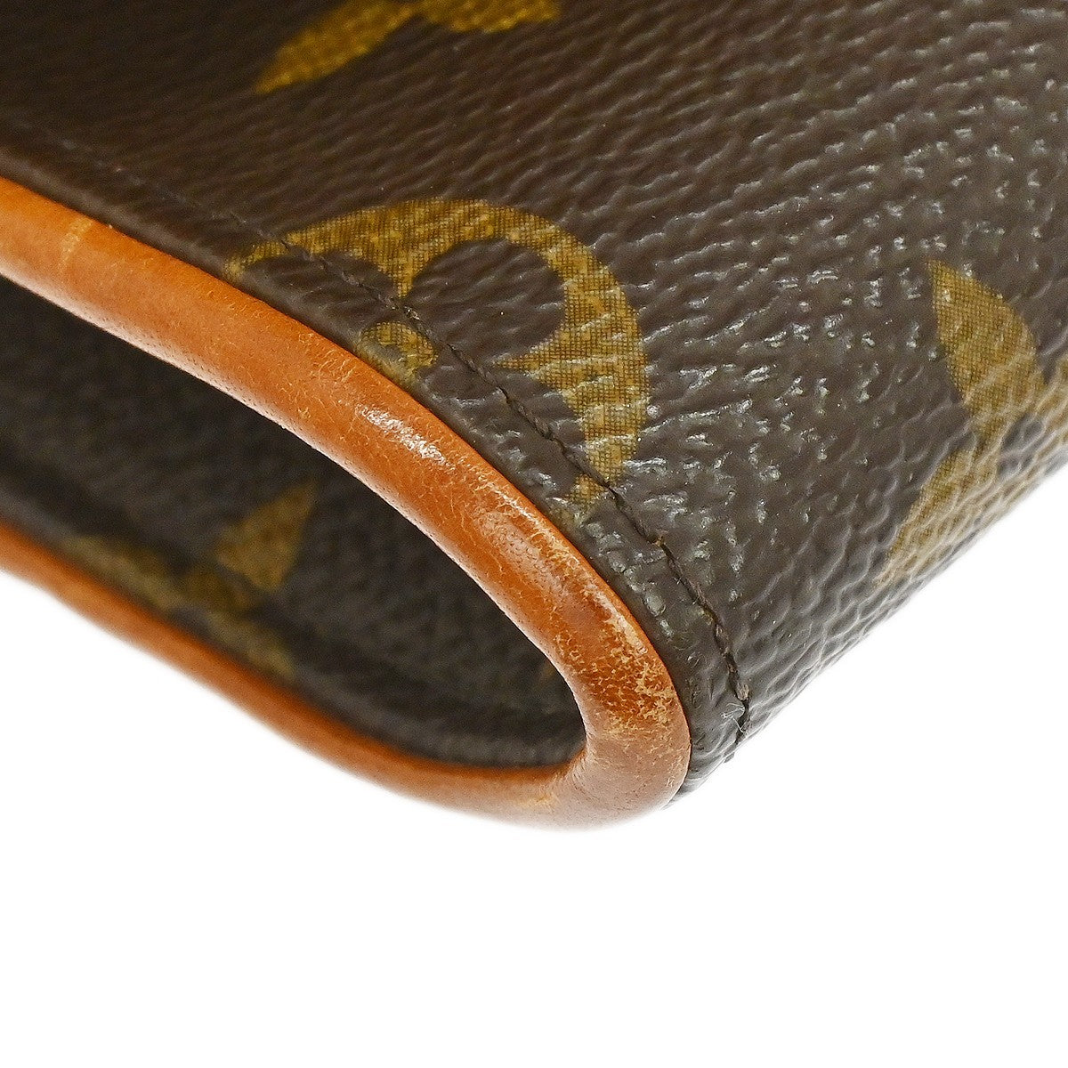 Louis Vuitton Twin Monogram Brown Canvas Clutche & Pouche Bag (Pre-Owned)