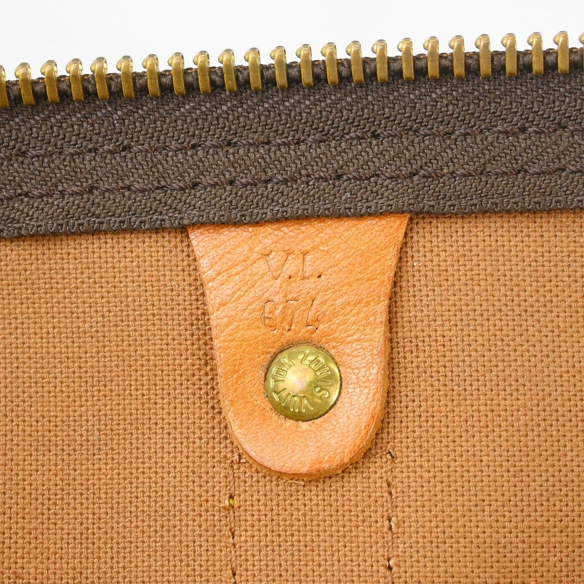 Louis Vuitton Keepall Monogram Canvas Brown Canvas Travel Bag Bag (Pre-Owned)