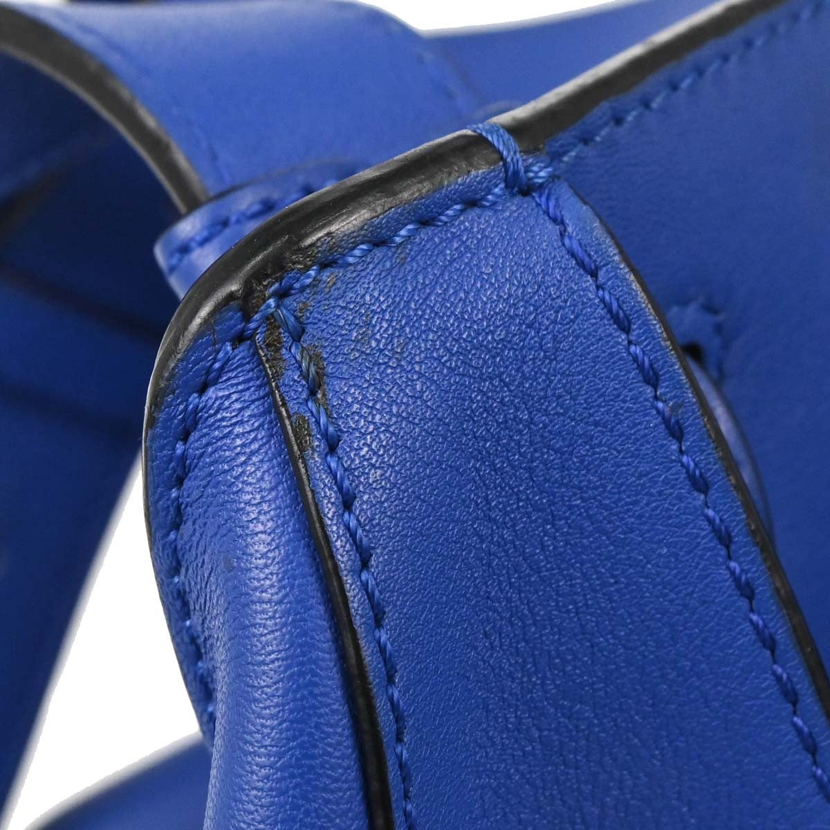 Loewe Hammock Leather Blue Leather Handbag (Pre-Owned)