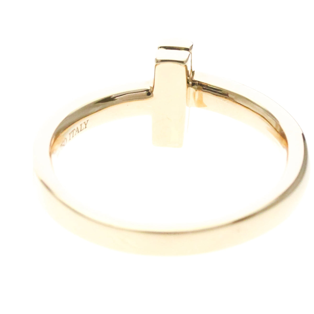 Tiffany & Co. T1 Ring 18K Rose Gold With Diamonds Gold Rose_Gold Ring Jewelry (Pre-Owned)