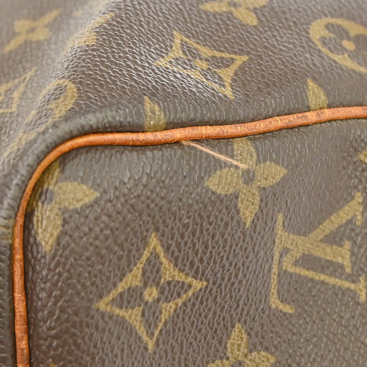 Louis Vuitton Keepall Monogram Canvas Brown Canvas Travel Bag Bag (Pre-Owned)