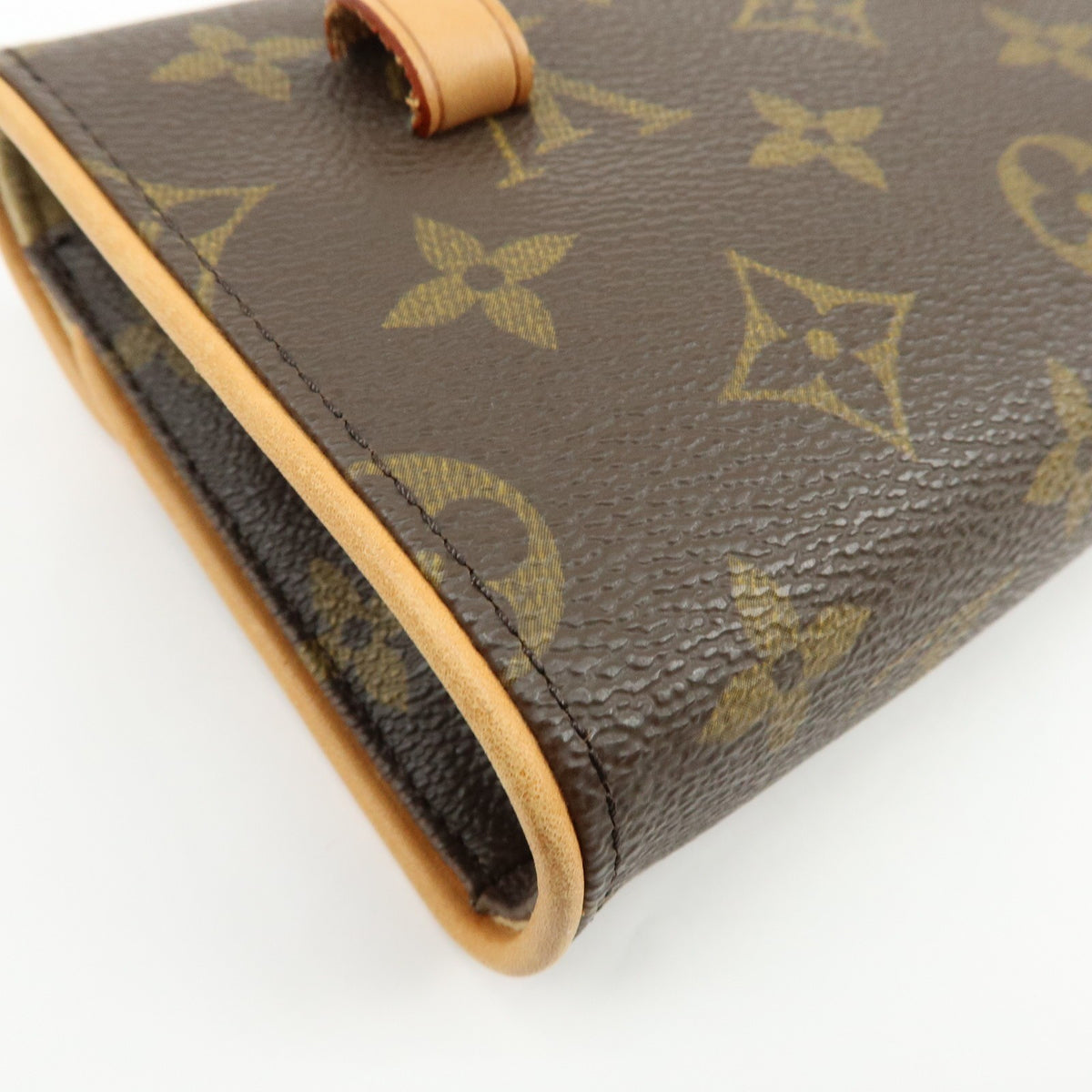 Louis Vuitton Florentine Waist Monogram Canvas Brown Canvas Handbag (Pre-Owned)