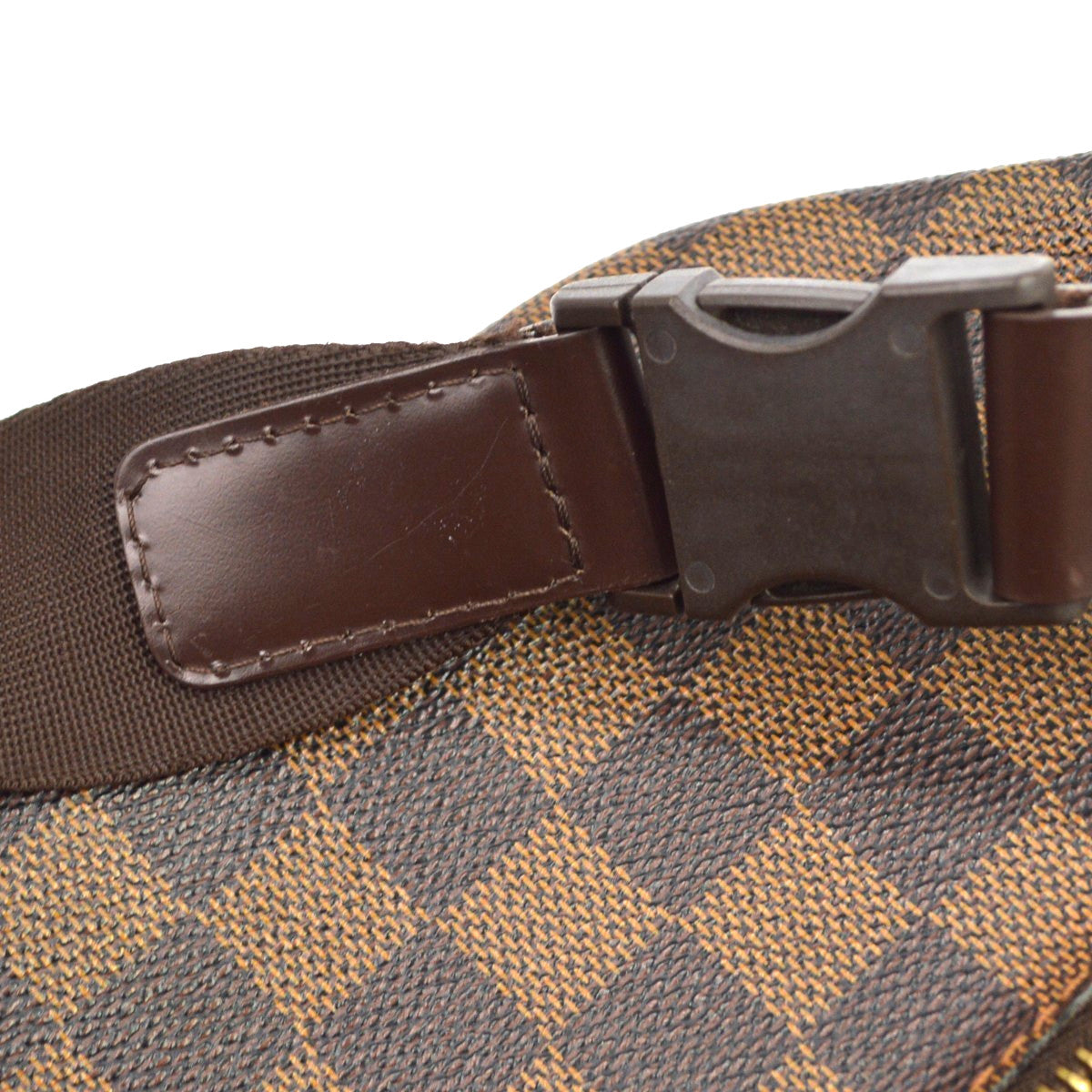 Louis Vuitton Melville Waist Damier Ebene Brown Canvas Shoulder Bag Bag (Pre-Owned)