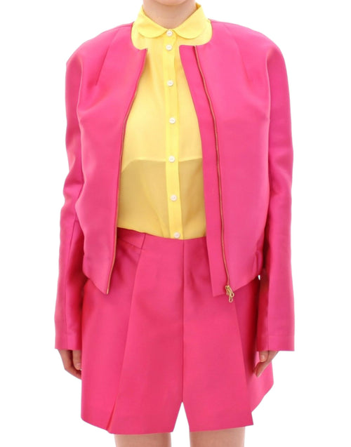 CO|TE Pink silk blend Women's jacket