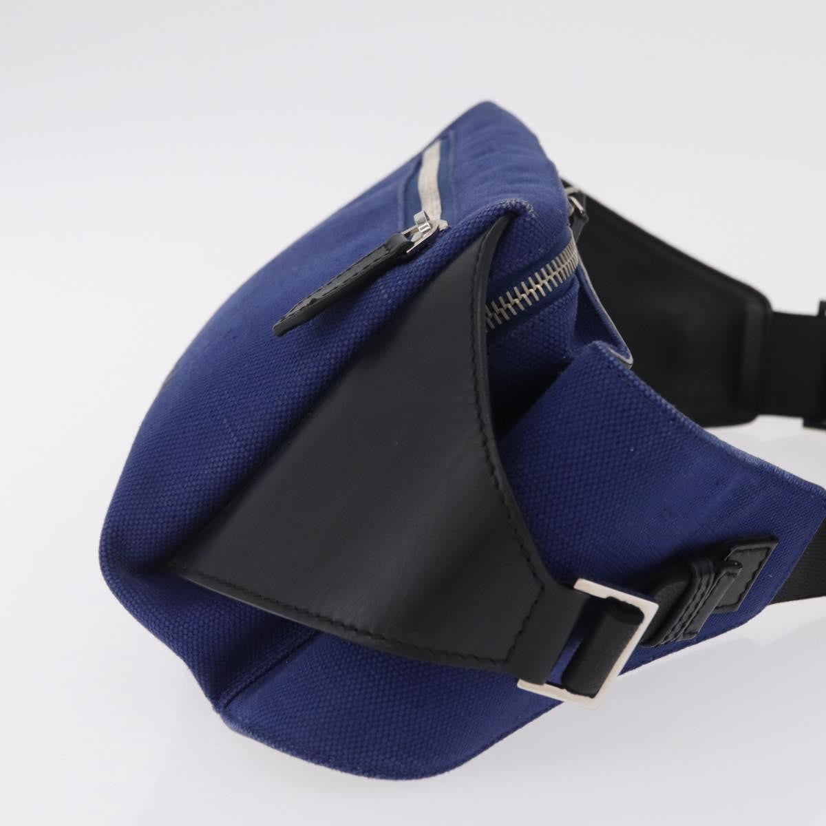 Balenciaga Navy Neo Lift Waist Canvas And Leather Blue Canvas Handbag (Pre-Owned)