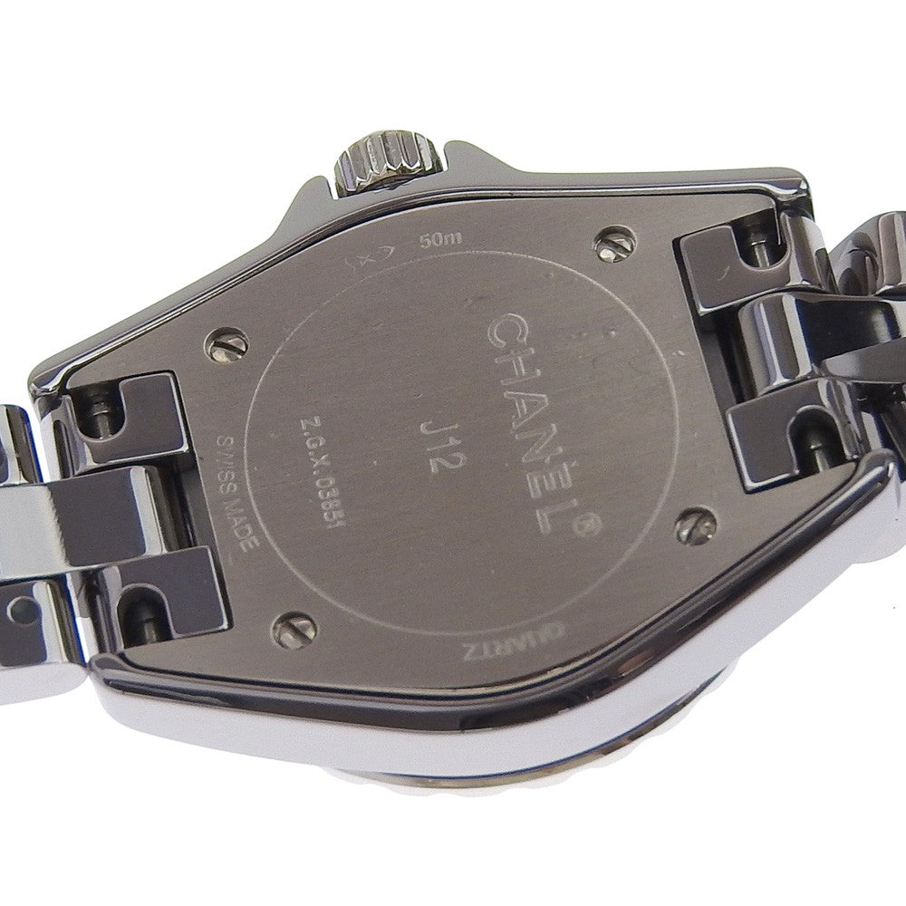 Chanel J12 Chromatic Quartz Ceramic And Stainless Steel Wit Diamond Markers Watch (Pre-Owned)