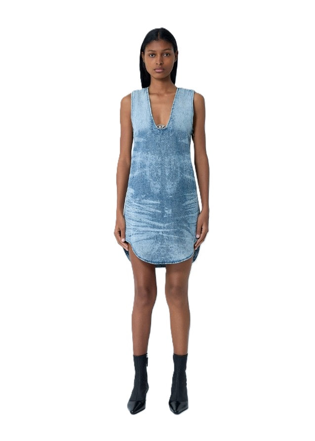 Diesel Women's Dresses Clear Blue