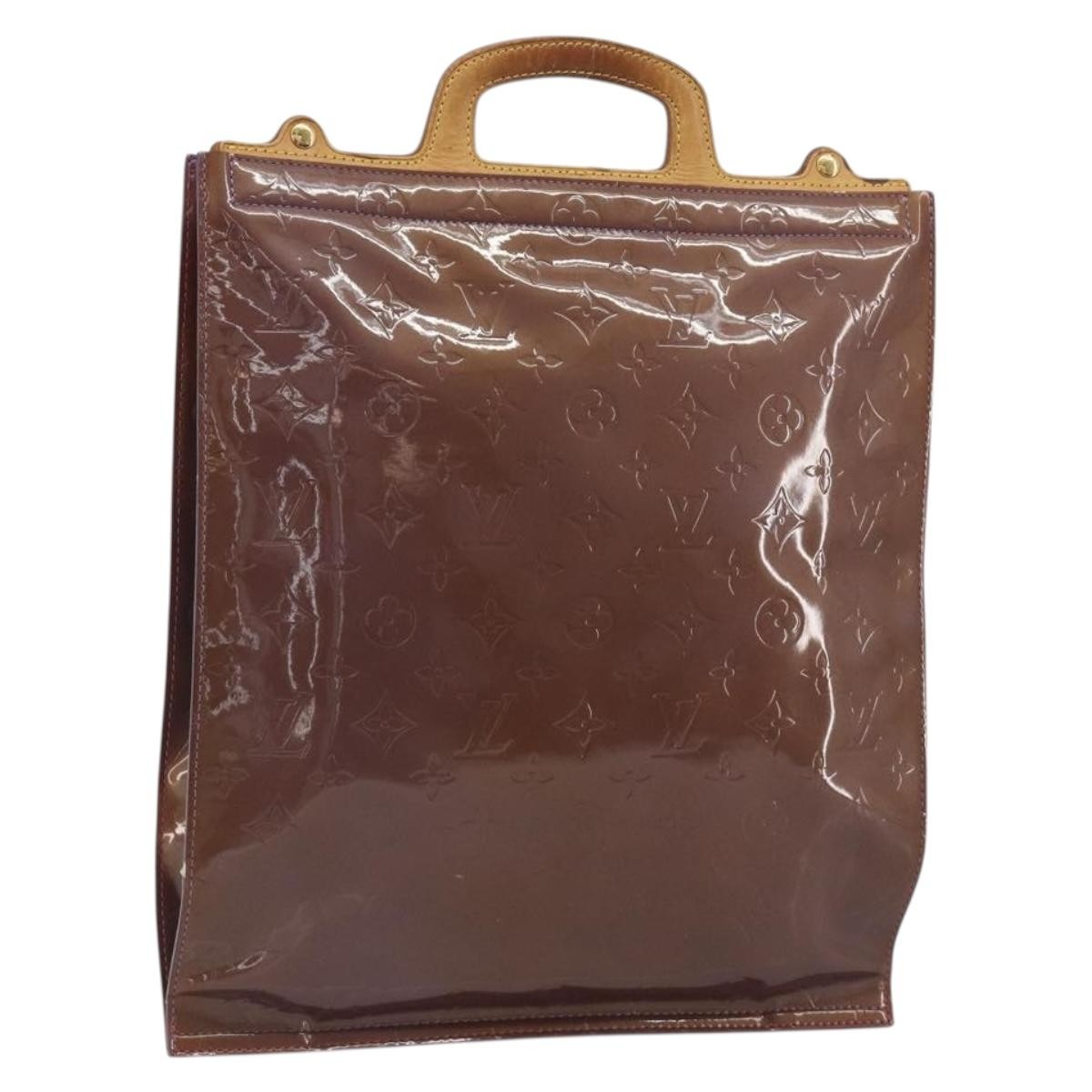 Louis Vuitton Stanton Monogram Vernis Purple Patent_Leather Tote Bag Bag (Pre-Owned)
