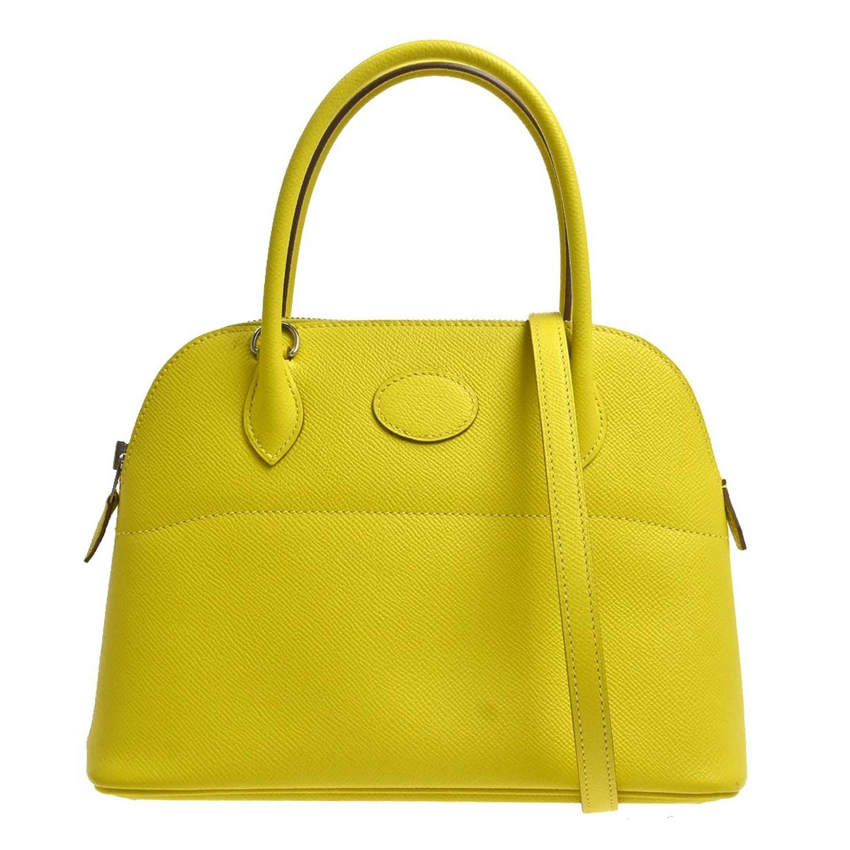 Hermes Bolide Epsom Yellow Leather Handbag (Pre-Owned)