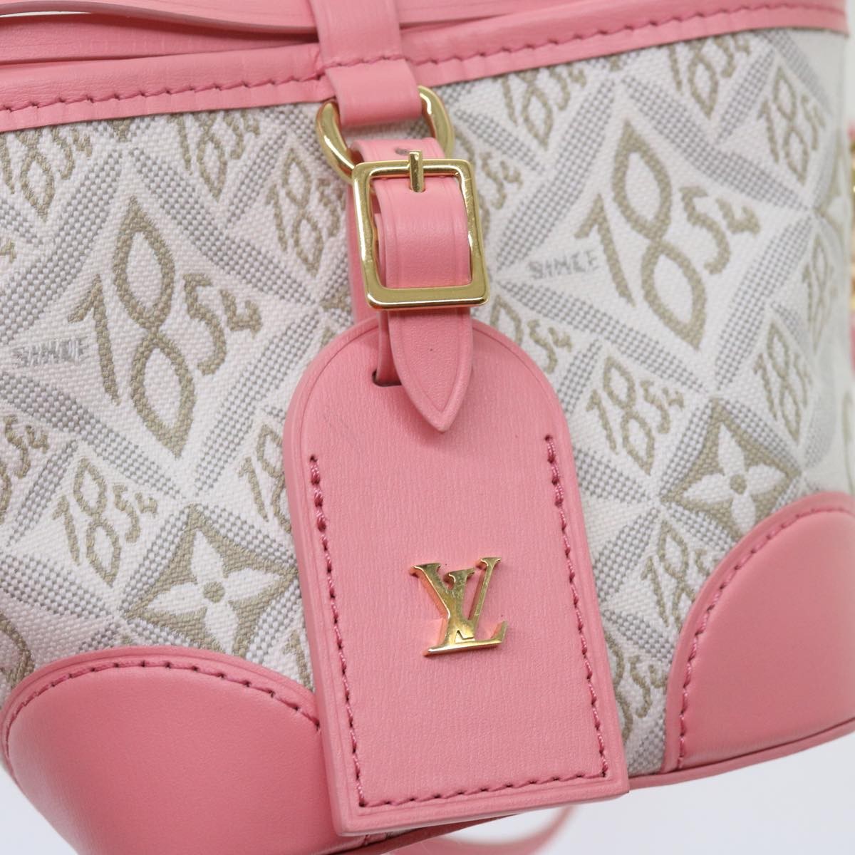 Louis Vuitton Noe Purse Limited Edition Since 1854 Monogram Jacquard Pink Canvas Shoulder Bag Bag (Pre-Owned)