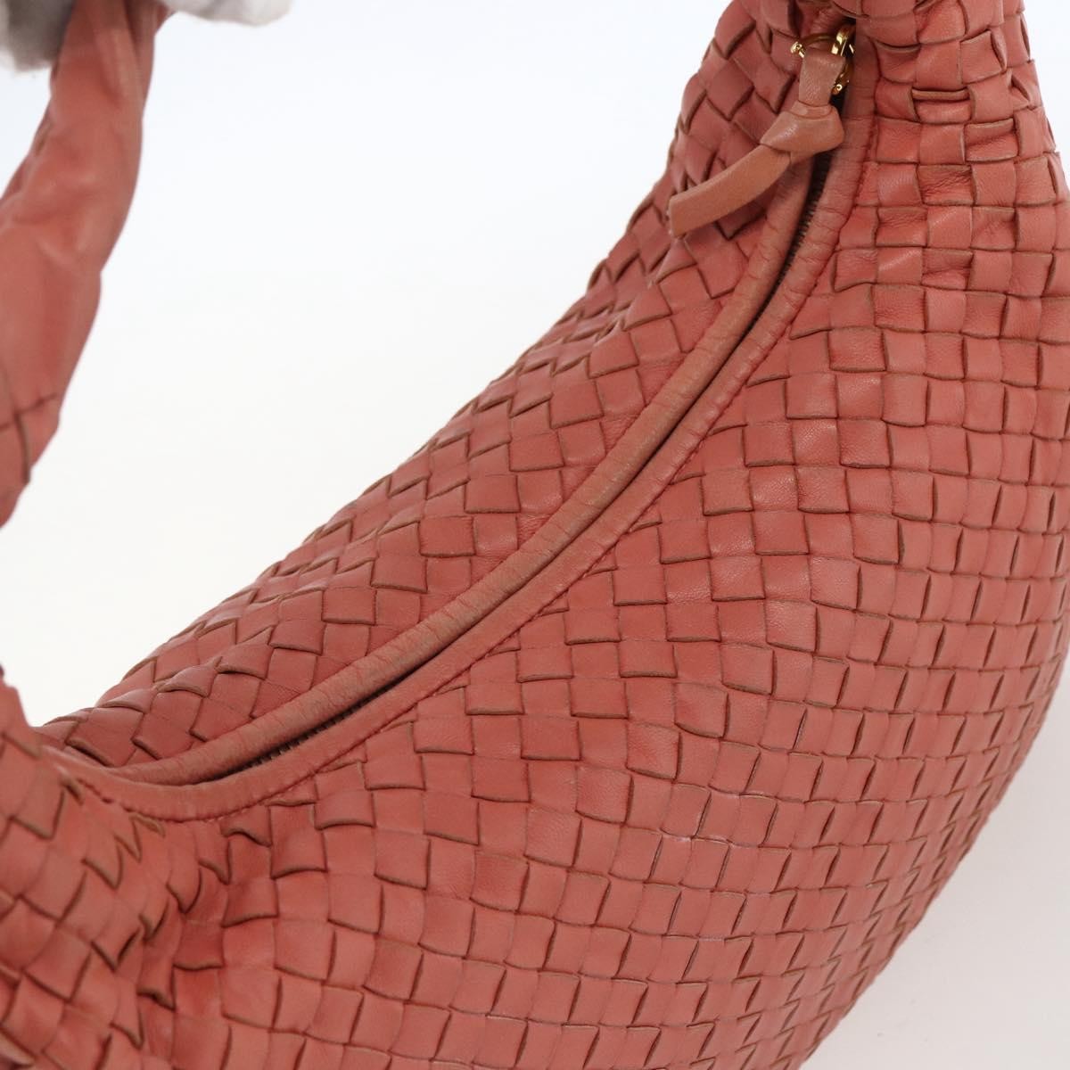 Bottega Veneta Veneta Hobo Intrecciato Nappa Pink Leather Shoulder Bag Bag (Pre-Owned)