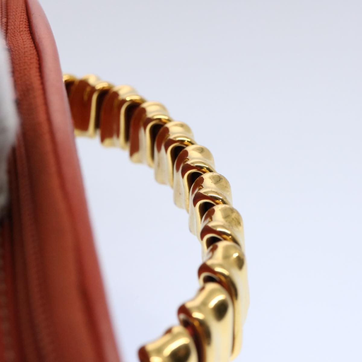 Loewe Vintage Velazquez Top Handle Leather Orange Leather Handbag (Pre-Owned)