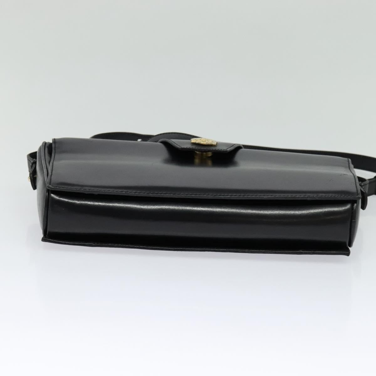 Celine Vintage Leather Black Leather Shoulder Bag Bag (Pre-Owned)