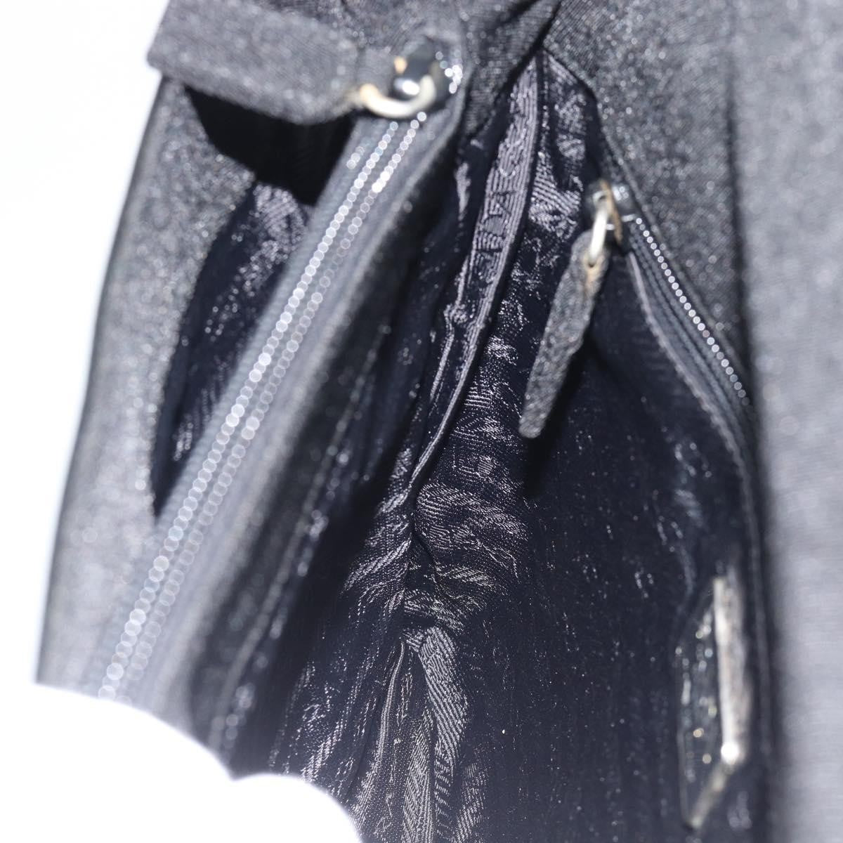 Prada Vintage Patent Leather Black Patent_Leather Handbag (Pre-Owned)