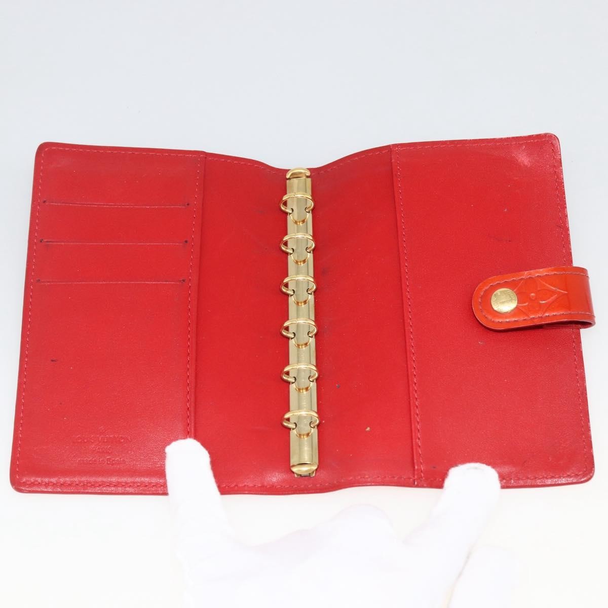 Louis Vuitton Agenda Cover Patent Leather Red Patent_Leather Clutche & Pouche Bag (Pre-Owned)
