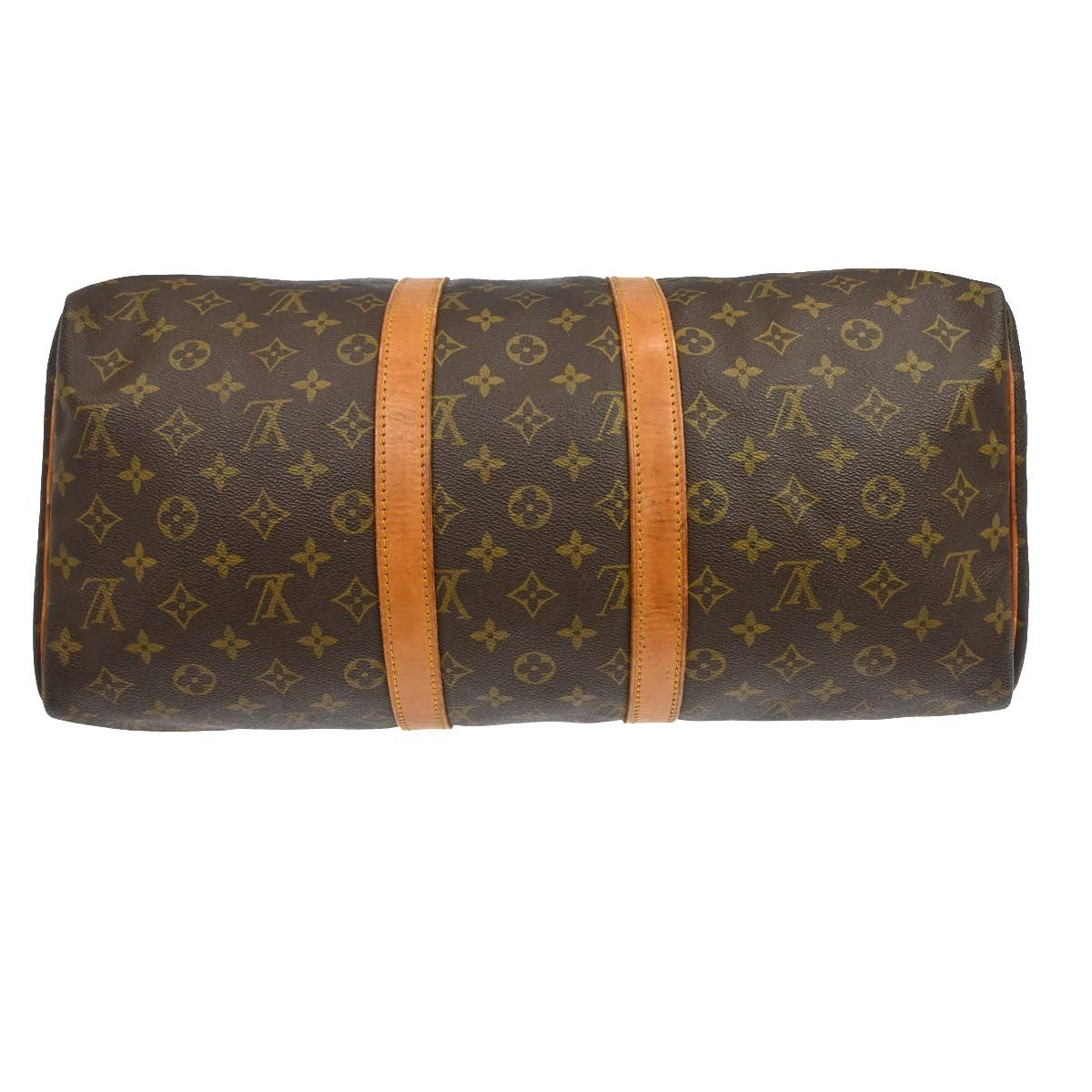 Louis Vuitton Keepall Monogram Canvas Brown Canvas Travel Bag Bag (Pre-Owned)