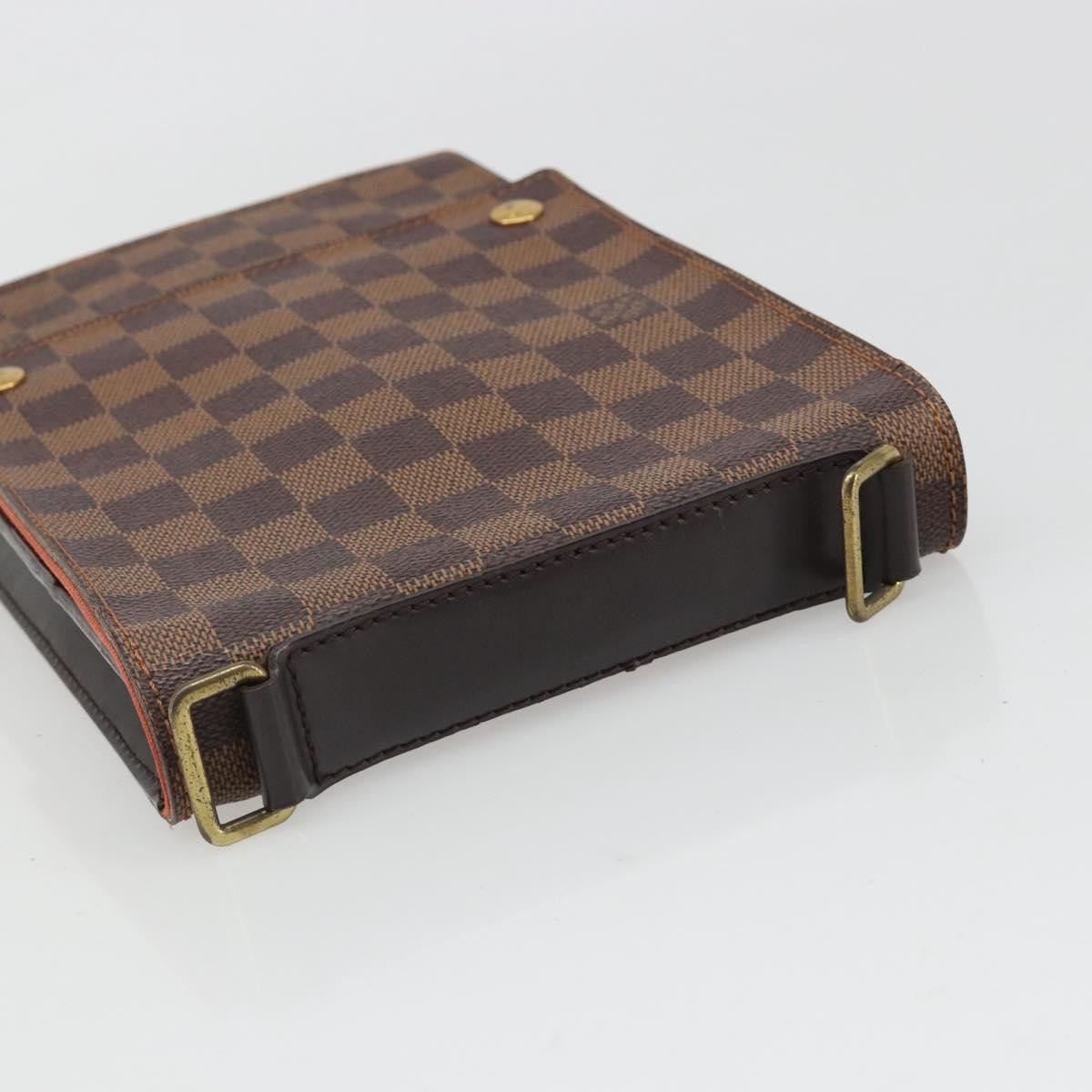 Louis Vuitton Portobello Messenger Damier Ebene Brown Canvas Shoulder Bag Bag (Pre-Owned)