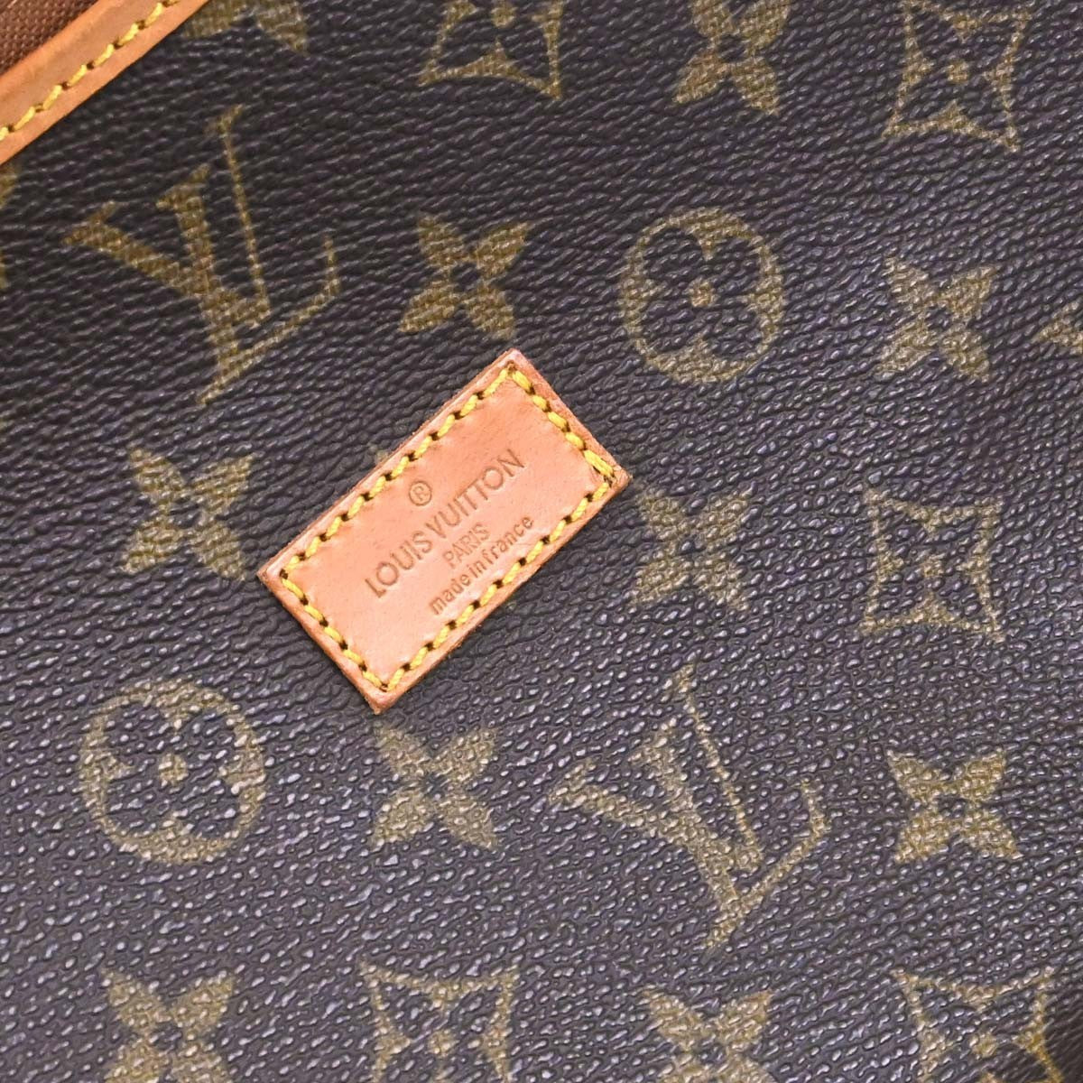 Louis Vuitton Saumur Monogram Canvas Brown Canvas Shoulder Bag Bag (Pre-Owned)