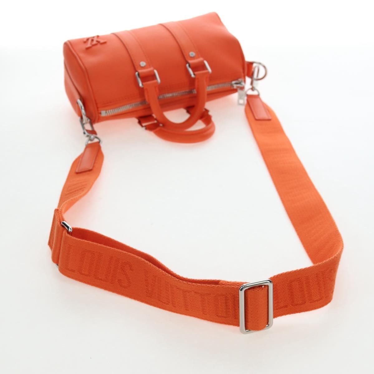 Louis Vuitton City Keepall Limited Edition Aerogram Leather Orange Leather Shoulder Bag Bag (Pre-Owned)