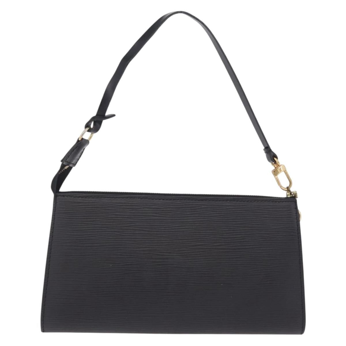 Louis Vuitton Pochette Accessoires Epi Leather Black Leather Clutche & Pouche Bag (Pre-Owned)