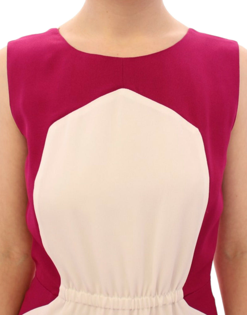 CO|TE Chic Pink & White Shift Women's Dress