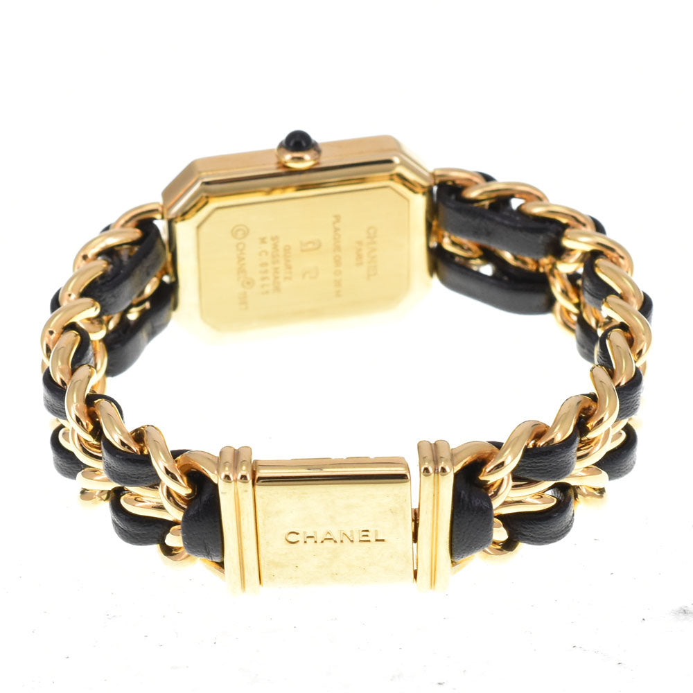 Chanel Premiere Rock Quartz Stainless Steel And Leather Watch (Pre-Owned)