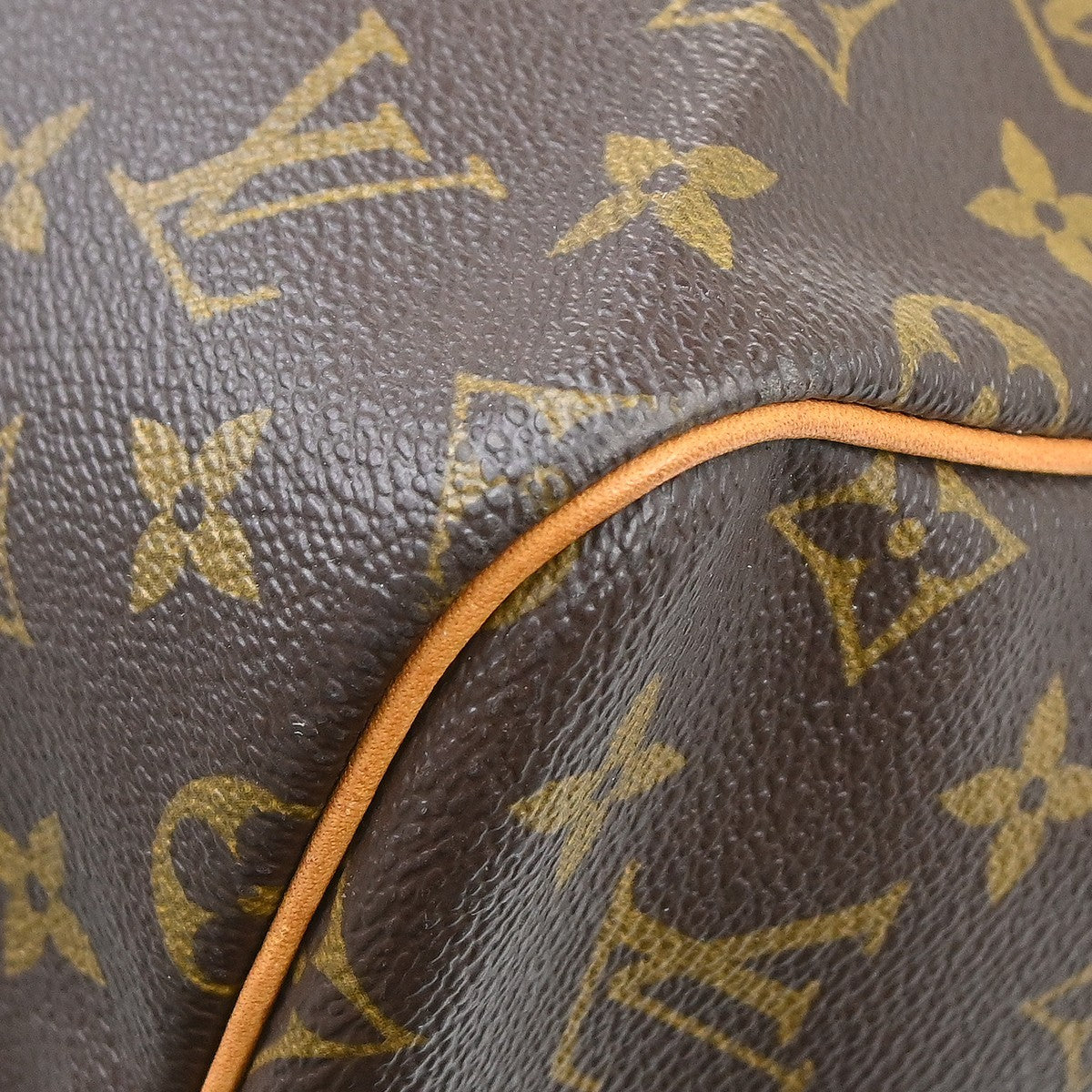 Louis Vuitton Keepall Bandouliere Monogram Canvas Brown Canvas Travel Bag Bag (Pre-Owned)