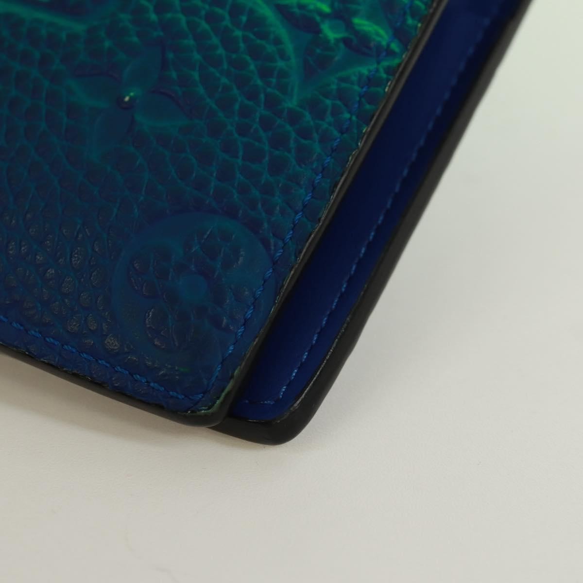Louis Vuitton Brazza Limited Edition Illusion Monogram Taurillon Leather Green Leather Wallets Accessory (Pre-Owned)
