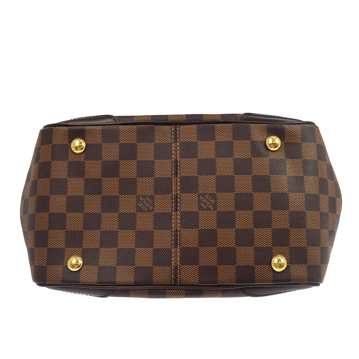 Louis Vuitton Verona Damier Brown Canvas Handbag (Pre-Owned)
