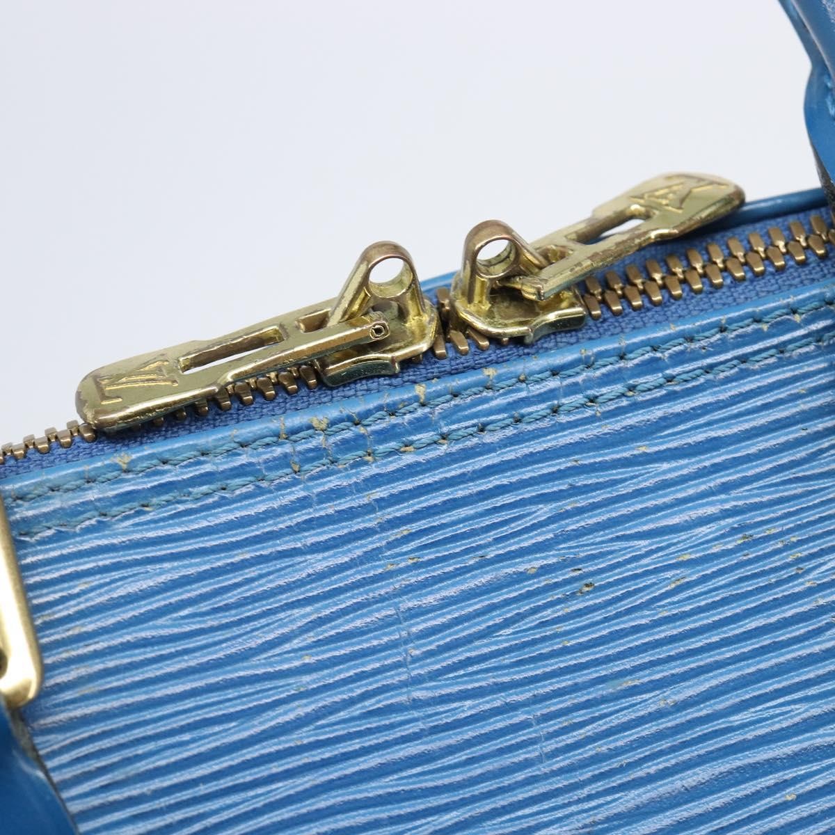 Louis Vuitton Alma Epi Leather Blue Leather Handbag (Pre-Owned)