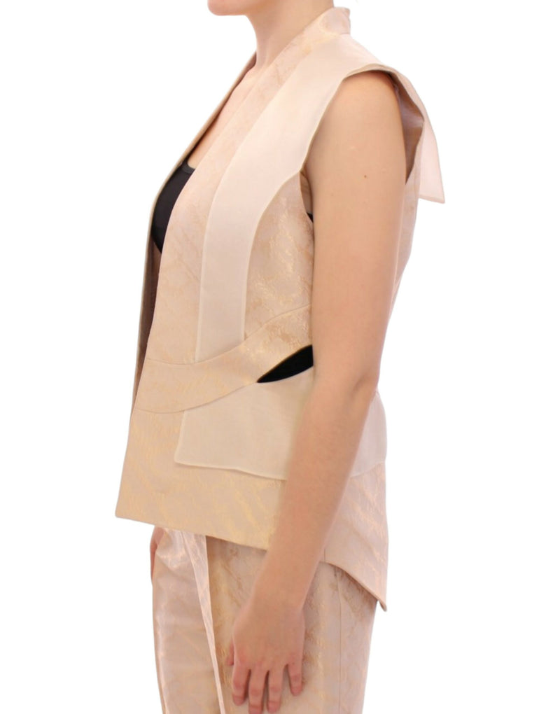 Best Zeyneptosun Exclusive Beige Sleeveless Women's Vest\