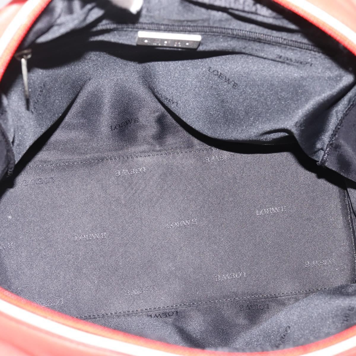 Loewe Vintage Leather Red Leather Shoulder Bag Bag (Pre-Owned)
