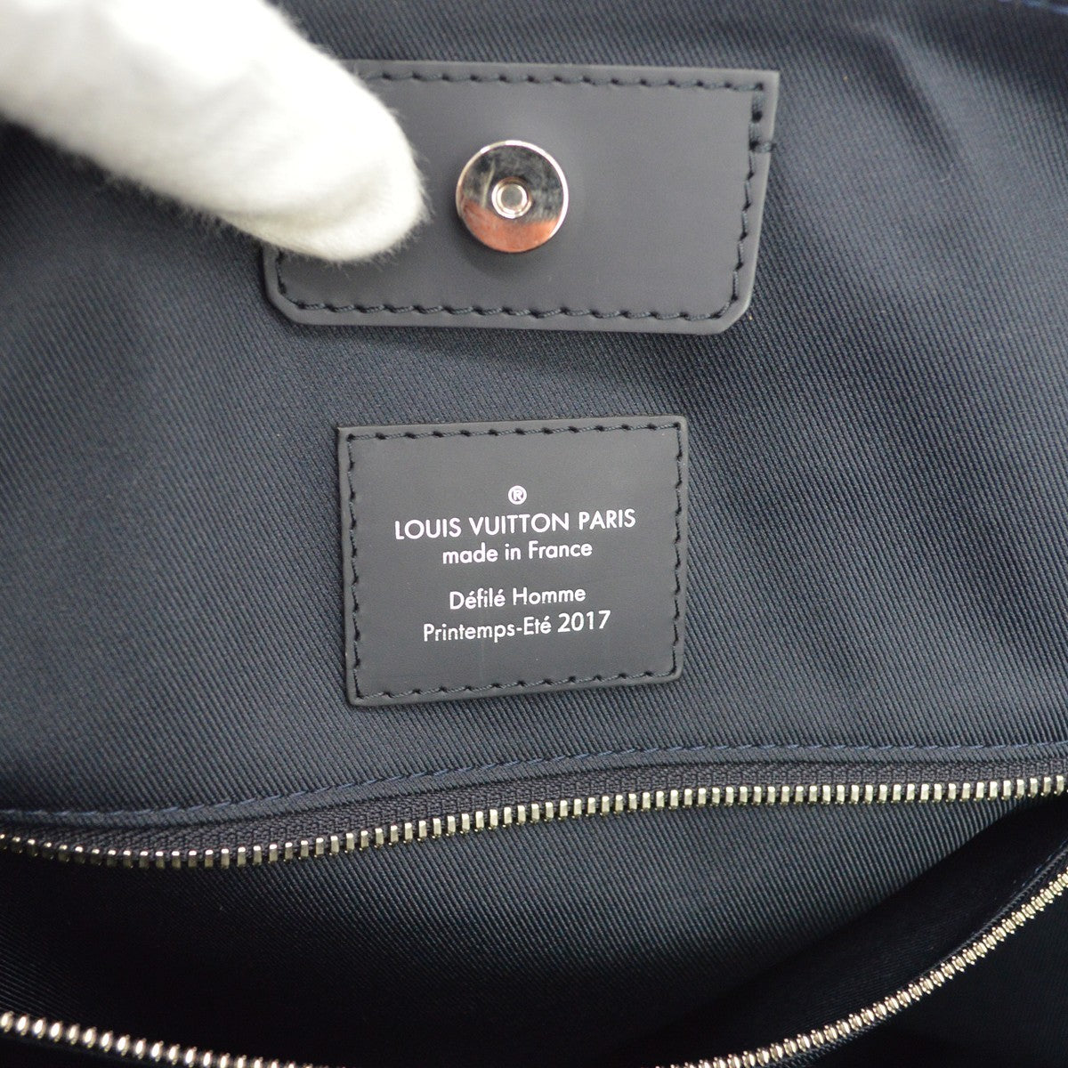 Louis Vuitton Tote Limited Edition Chapman Savane Monogram Canvas Navy Canvas Tote Bag Bag (Pre-Owned)