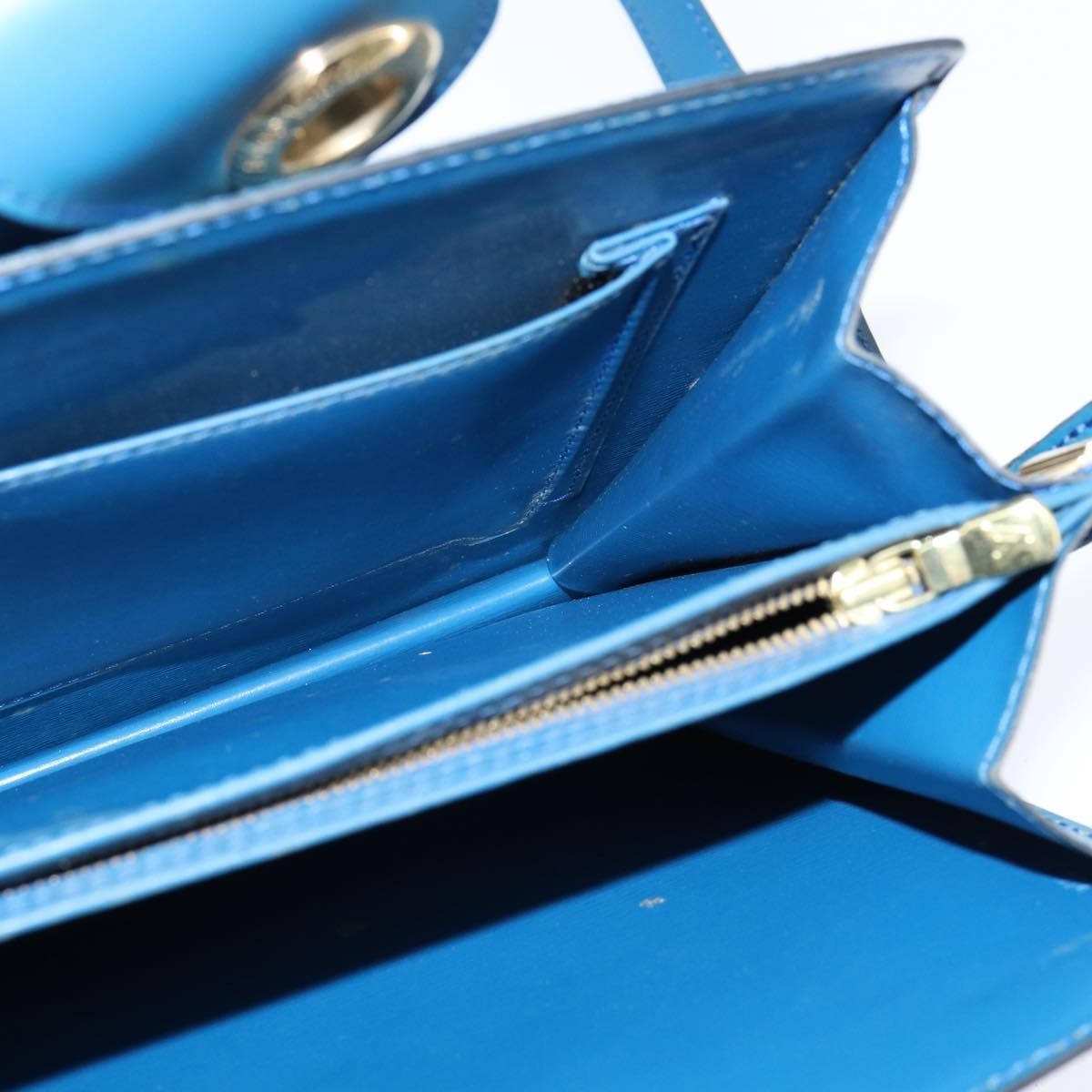 Louis Vuitton Capucines Epi Leather Blue Leather Shoulder Bag Bag (Pre-Owned)