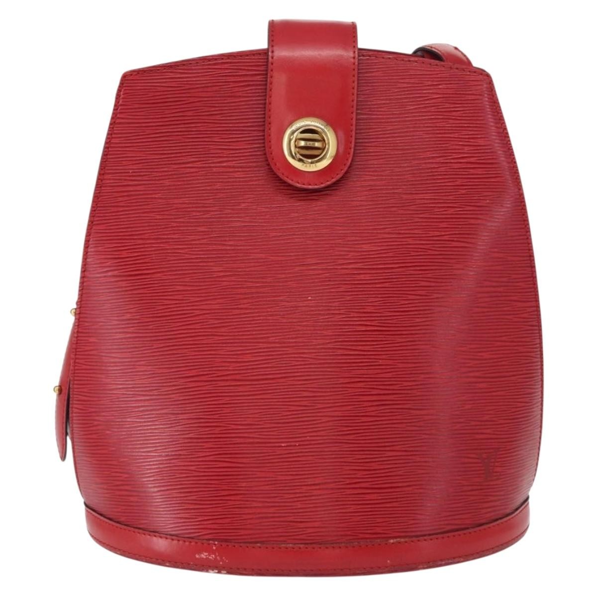 Louis Vuitton Cluny Epi Leather Red Leather Shoulder Bag Bag (Pre-Owned)