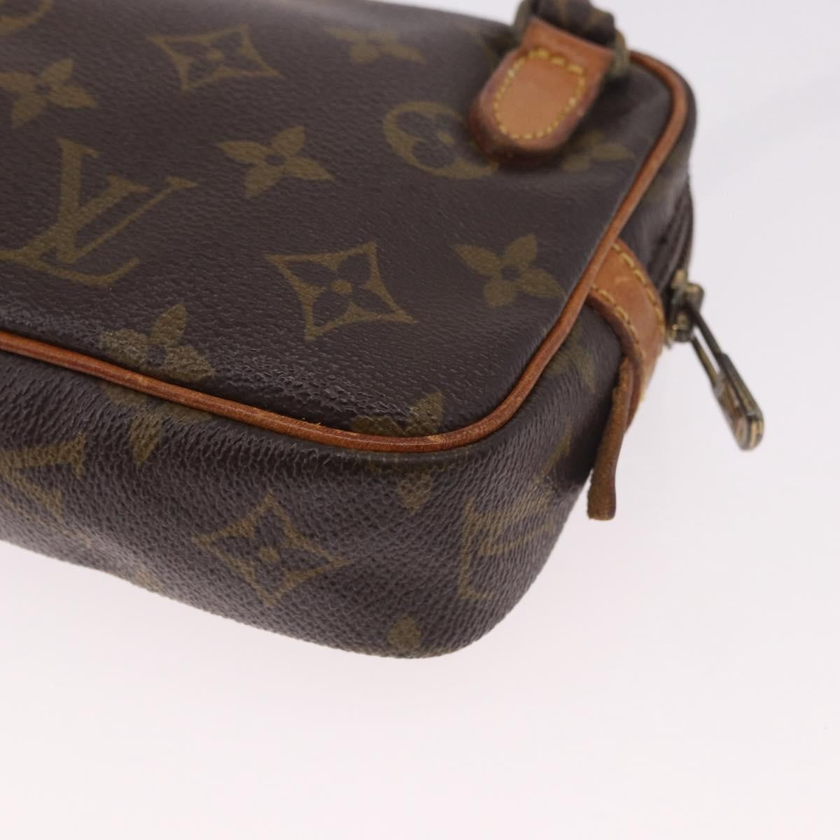 Louis Vuitton Pochette Marly Bandouliere Monogram Canvas Brown Canvas Shoulder Bag Bag (Pre-Owned)