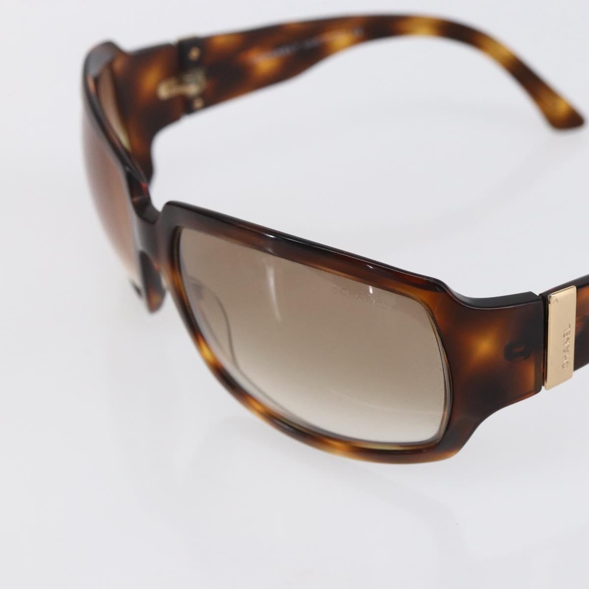 Chanel Chanel Logo Sunglasses Eye Wear Plastic Brown Plastic Sunglasse Accessory (Pre-Owned)