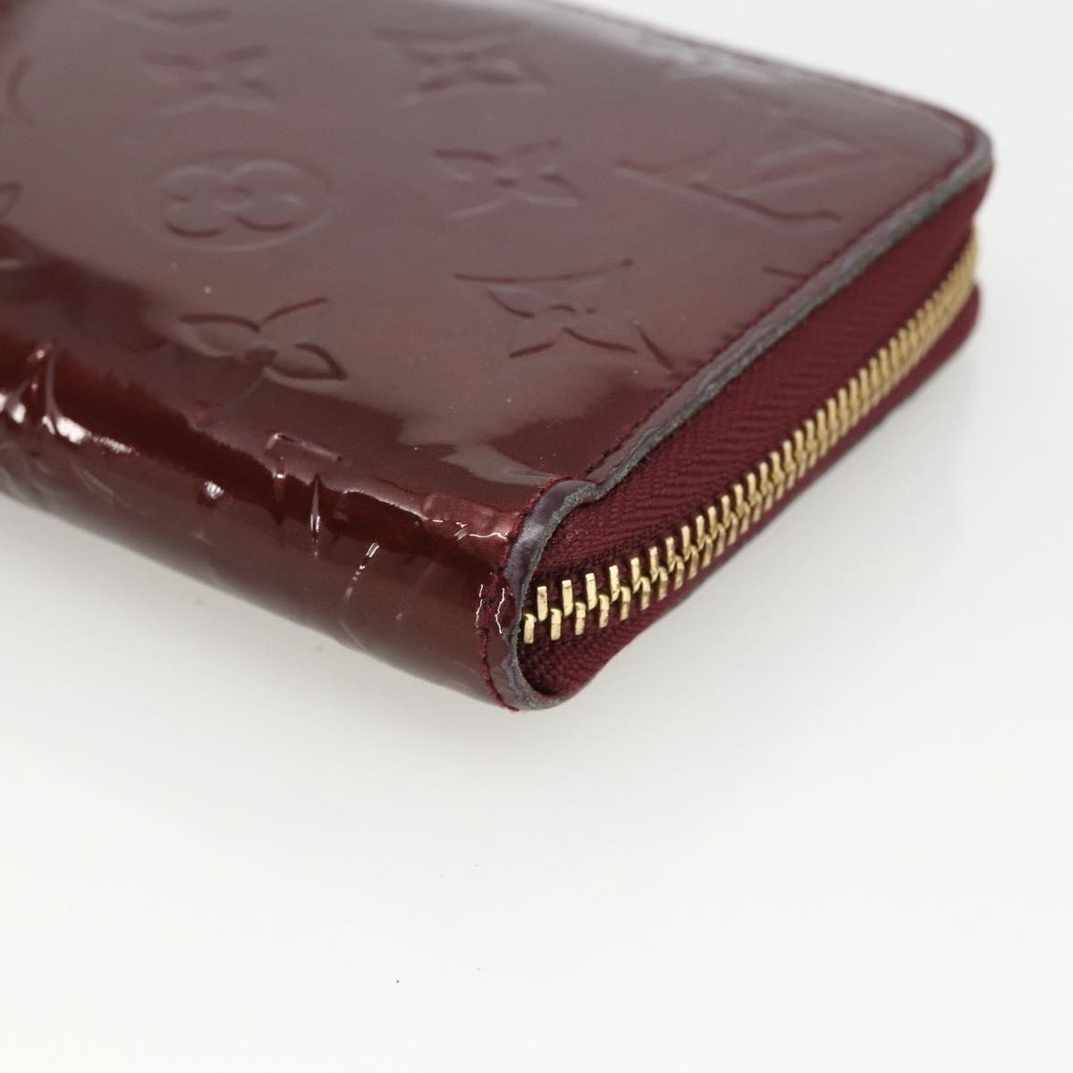 Louis Vuitton Zippy Leather Red Patent_Leather Wallets Accessory (Pre-Owned)
