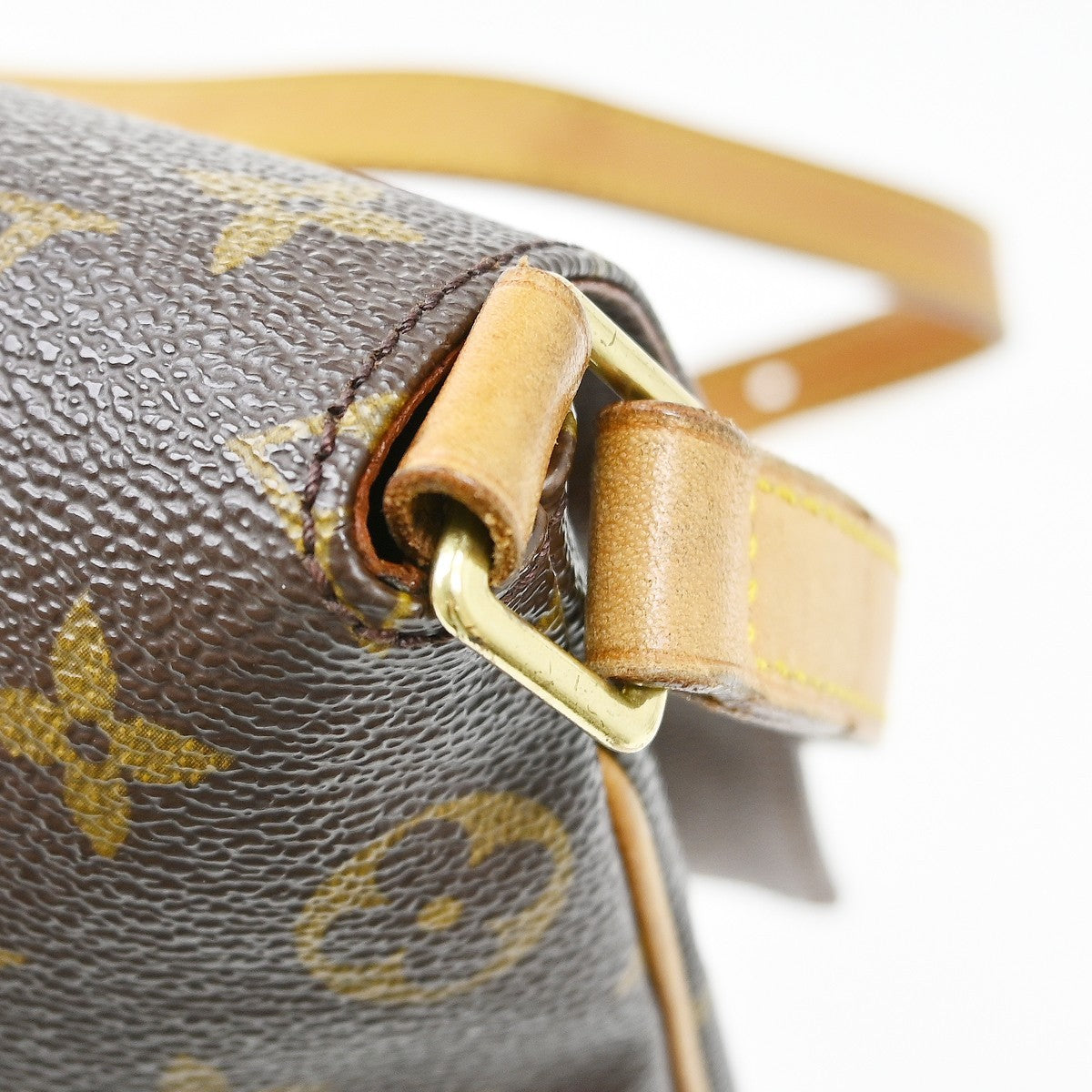 Louis Vuitton Musette Tango Monogram Canvas Brown Canvas Shoulder Bag Bag (Pre-Owned)