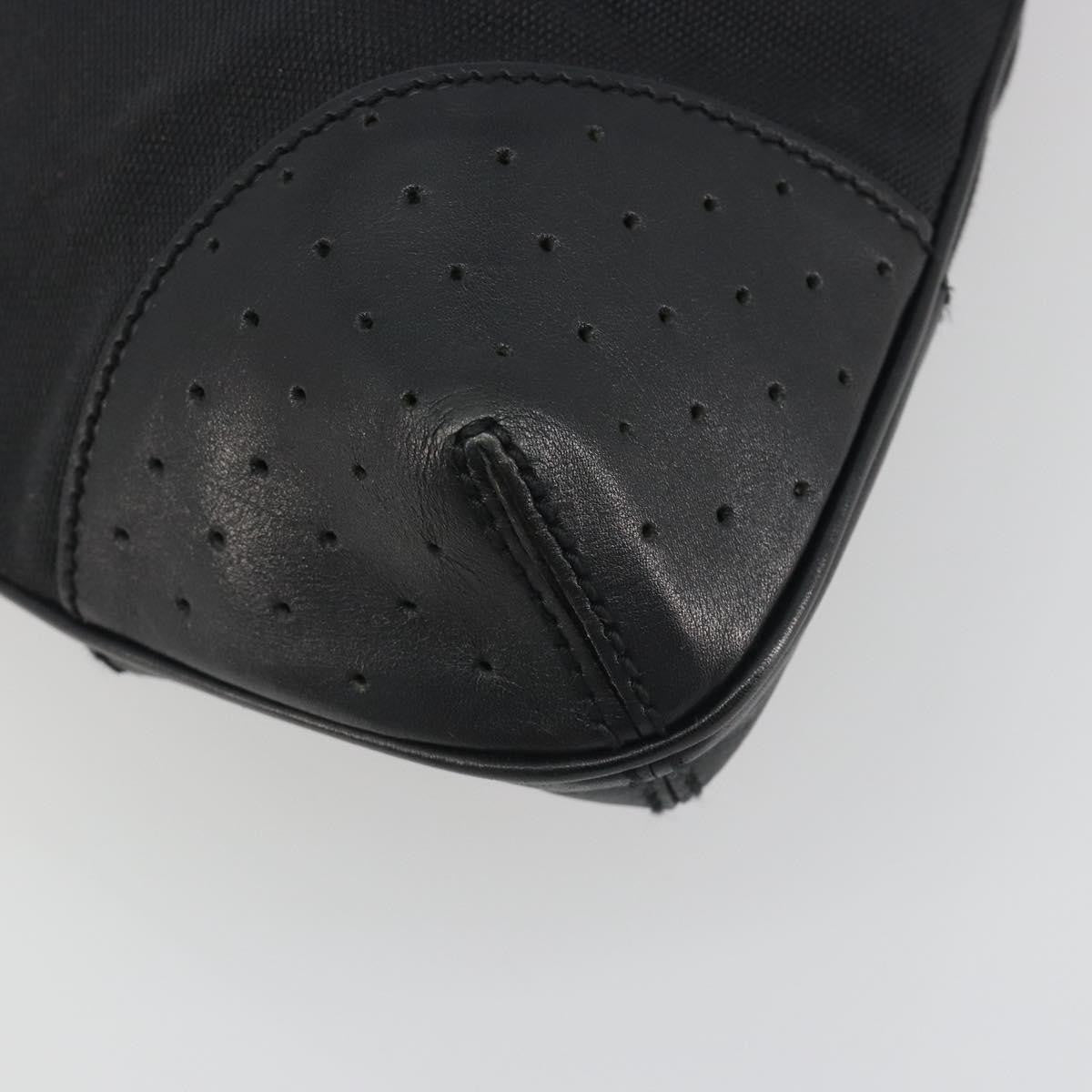 Gucci Reins Web Canvas Black Canvas Shoulder Bag Bag (Pre-Owned)