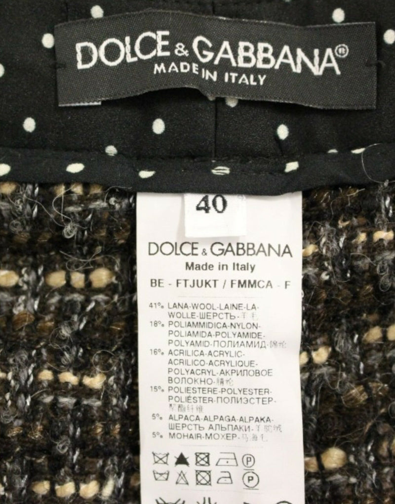 Dolce & Gabbana Multicolor wool shorts Women's pants