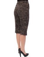 Dolce & Gabbana Multicolor Wool Shorts Women's Pants