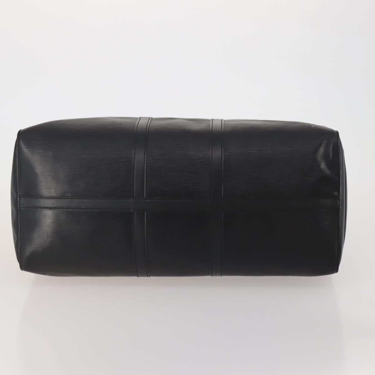 Louis Vuitton Keepall Epi Black Leather Travel Bag Bag (Pre-Owned)