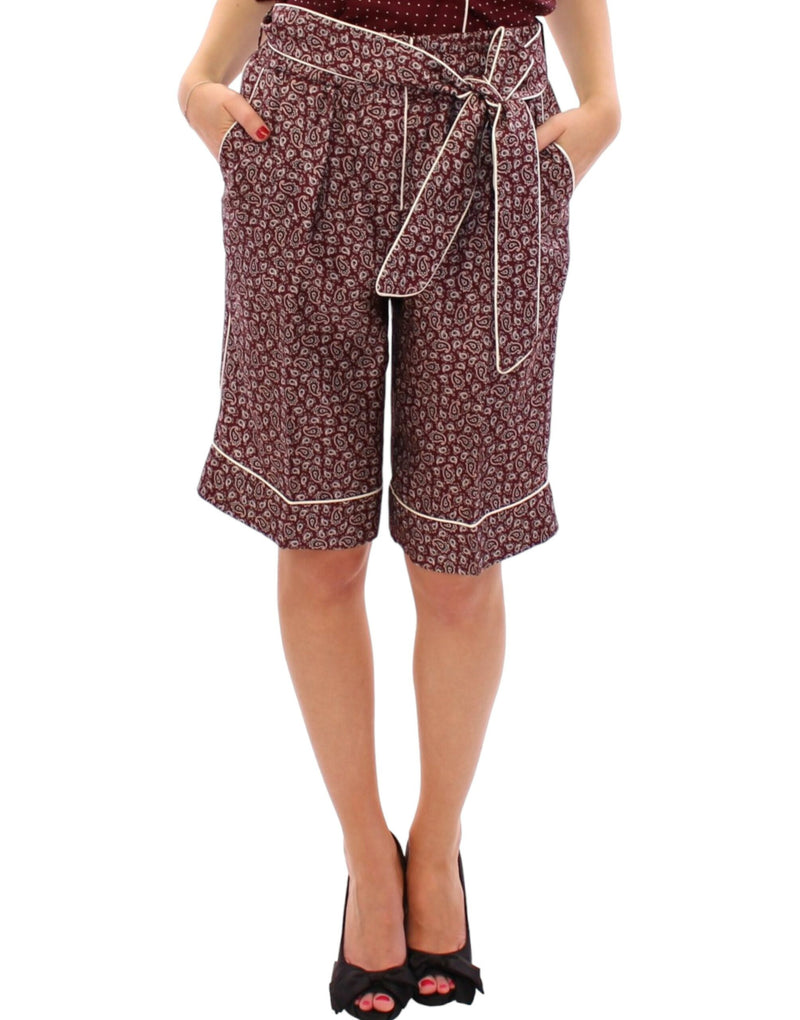 Dolce & Gabbana Chic Silk Pajama Women's Shorts