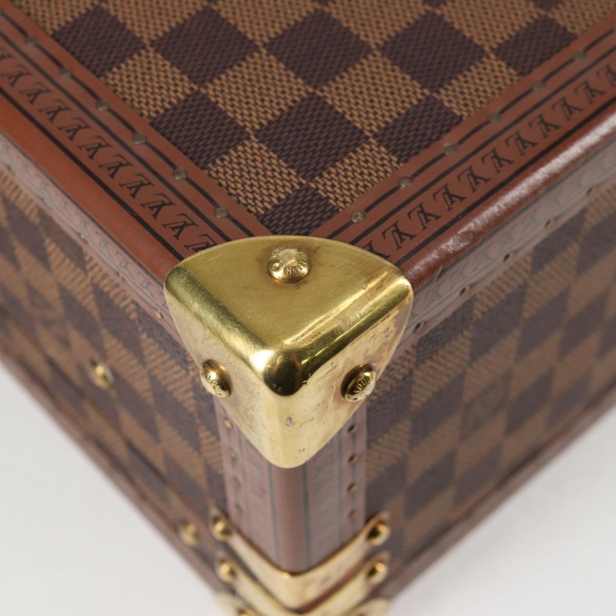 Louis Vuitton Cotteville Trunk Monogram Canvas Brown Canvas Bag (Pre-Owned)
