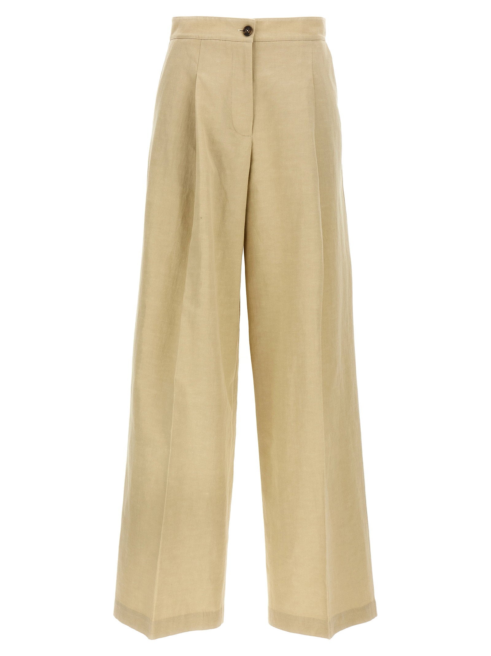 Yves Salomon Women's Linen Trousers