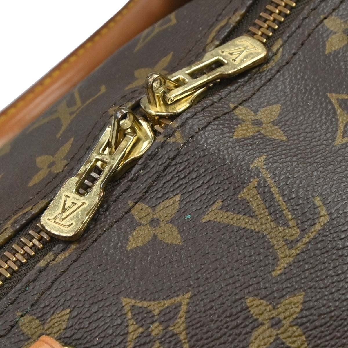 Louis Vuitton Keepall Bandouliere Monogram Canvas Brown Canvas Travel Bag Bag (Pre-Owned)