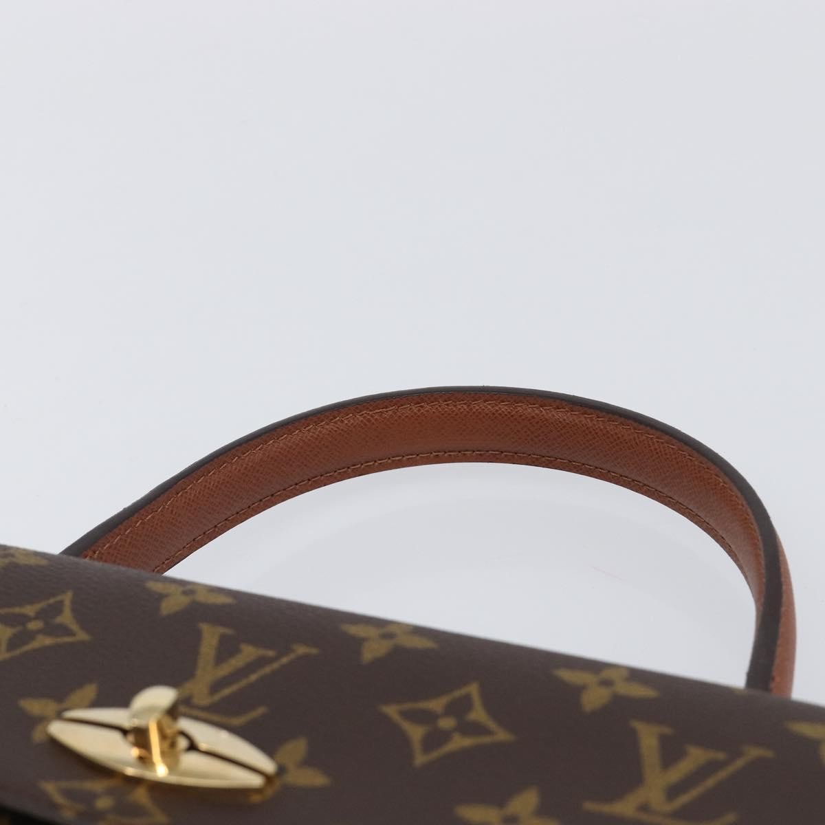 Louis Vuitton Malesherbes Monogram Canvas Brown Canvas Handbag (Pre-Owned)