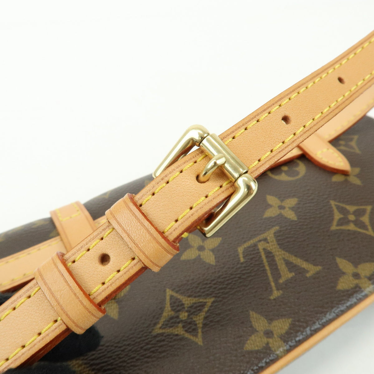 Louis Vuitton Marelle Waist Monogram Canvas Brown Canvas Handbag (Pre-Owned)